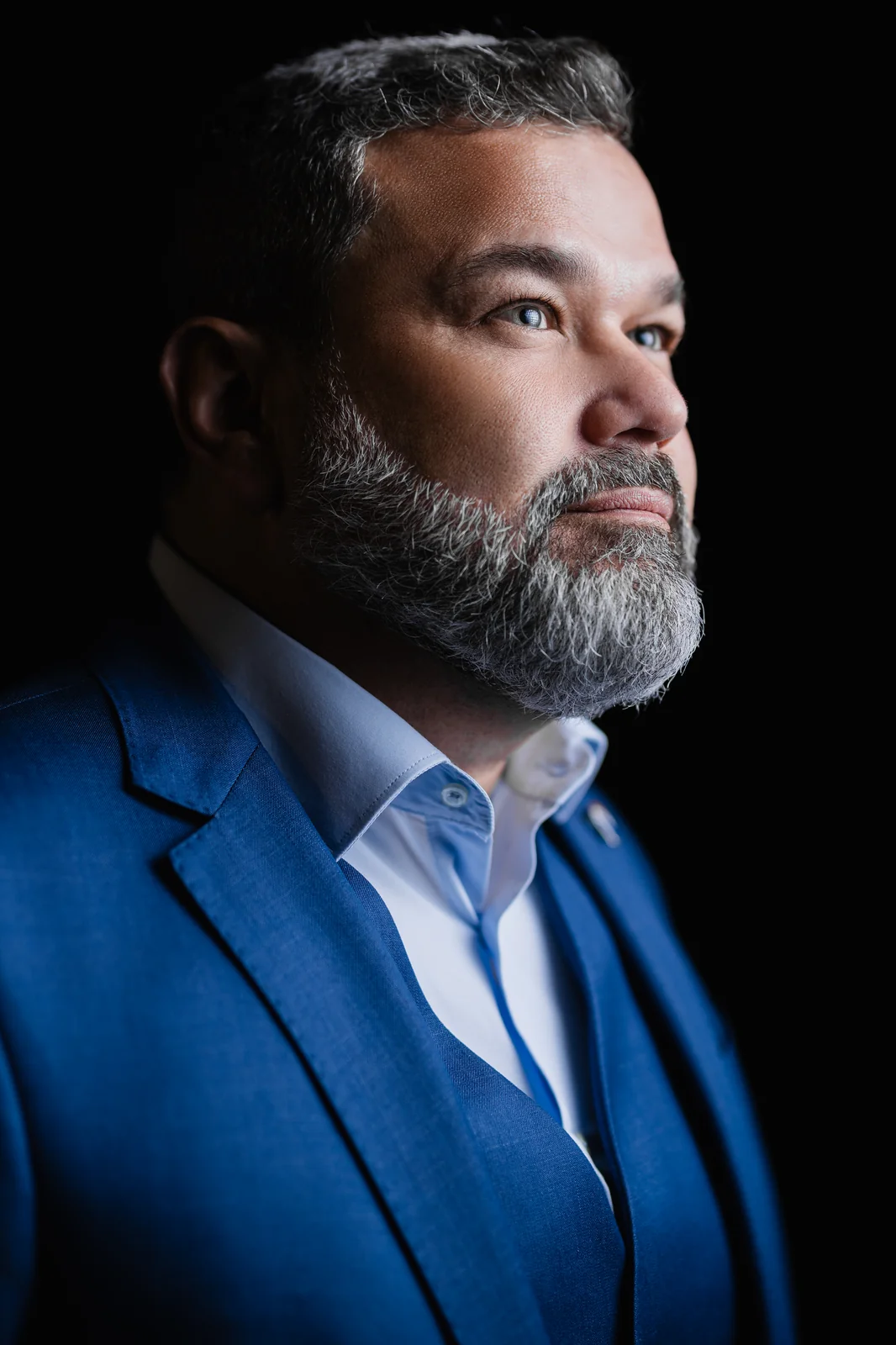 Foto corporativa com direção de expressão e posicionamento